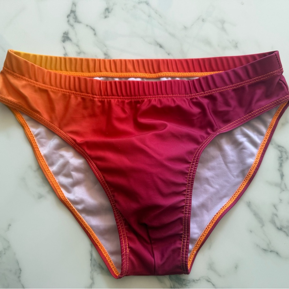 Red and Orange Sunrise/ Sunset Bikini